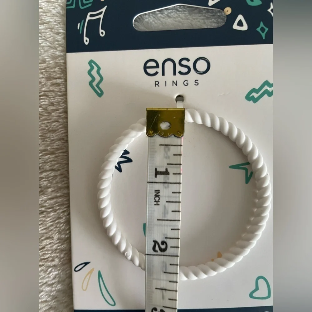 White Silicone Bracelet size medium